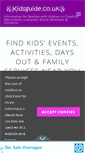 Mobile Screenshot of kidsguide.org.uk